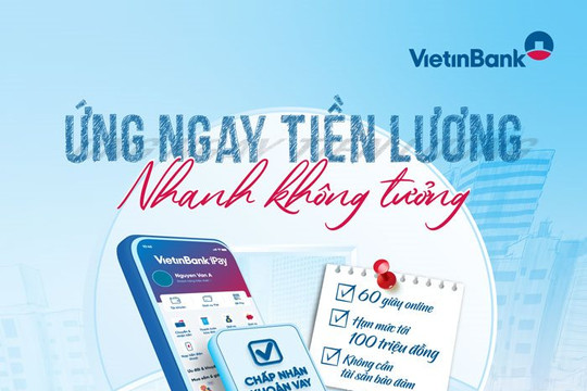 Hướng dẫn ứng lương dễ dàng trên VietinBank iPay Mobile