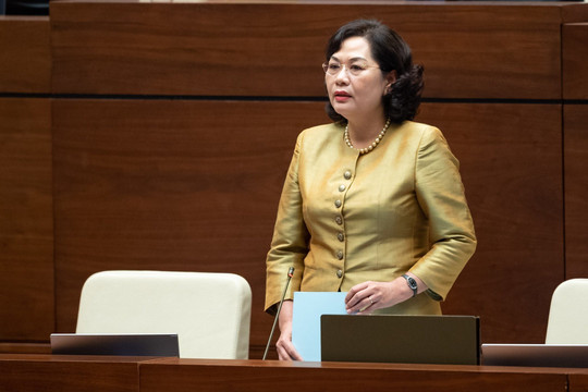 Thống đốc Nguyễn Thị Hồng: Dự  thảo Luật Các tổ chức tín dụng (sửa đổi) cần xem thông qua sau 2 kỳ họp Quốc hội