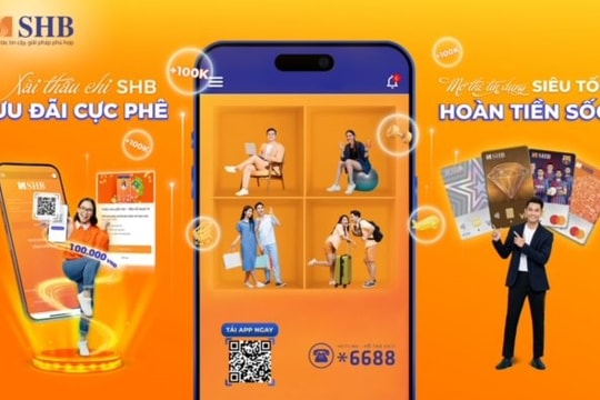 SHB dành 600 triệu đồng ưu đãi cho khách hàng mở thấu chi và thẻ tín dụng