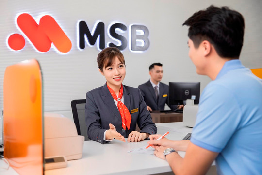 MSB giảm lãi suất cho vay thêm 1%/năm cho khách hàng hiện hữu