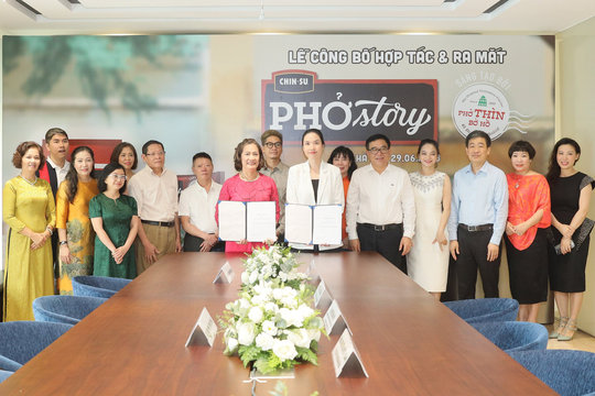 Chin-su và phở Thìn Bờ Hồ đồng sáng tạo sản phẩm phở ăn liền