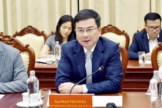 Phó Thống đốc Phạm Thanh Hà làm việc với Giám đốc Điều hành Văn phòng Nhóm Ngân hàng Thế giới (WB) phụ trách khu vực Đông Nam Á