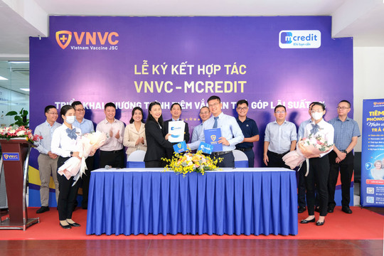 Mcredit hợp tác VNVC cung cấp giải pháp tài chính bảo vệ sức khỏe người dân