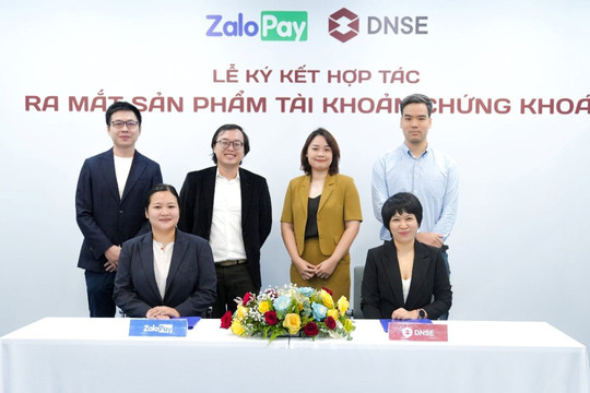DNSE và ZaloPay hợp tác, ra mắt sản phẩm hỗ trợ đầu tư chứng khoán đầu tiên trên ví điện tử