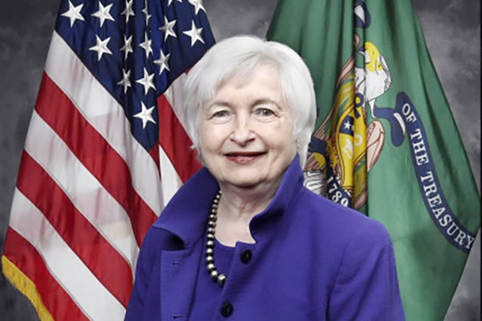 Bộ trưởng Tài chính Hoa Kỳ Janet L. Yellen sẽ thăm và làm việc tại Việt Nam