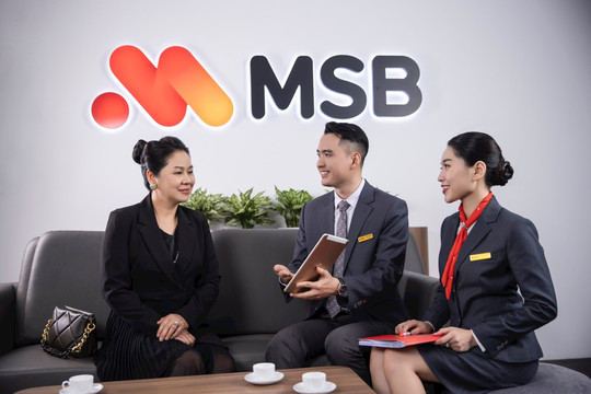 MSB điều chỉnh giảm đến 1% lãi suất cho vay với khách hàng doanh nghiệp