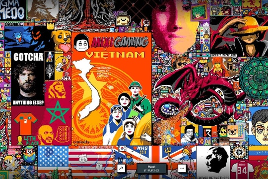 Dấu ấn Việt Nam tại cộng đồng Reddit R/place 2023