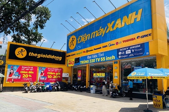 MWG: Doanh thu nửa đầu năm sụt giảm 20%, chuỗi Thế Giới Di Động tiếp tục bị Bách Hóa Xanh lấn lướt