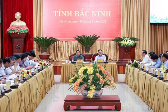 Thủ tướng: Bắc Ninh cần tập trung thúc đẩy 3 động lực tăng trưởng
