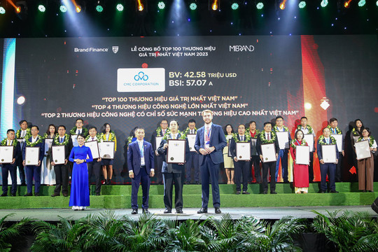 CMC vươn lên vị trí số 2 về thương hiệu công nghệ có chỉ số sức mạnh cao nhất Việt Nam