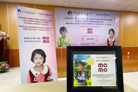 Thêm 72 em nhỏ tìm lại nụ cười trọn vẹn nhờ sự hỗ trợ của cộng đồng nhà hảo tâm MoMo