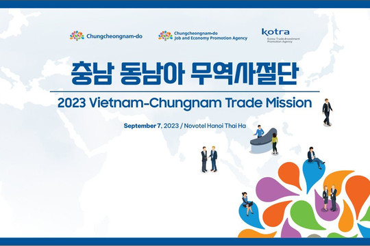 Cơ hội giao thương trực tiếp với đoàn doanh nghiệp tỉnh Chungnam-Hàn Quốc