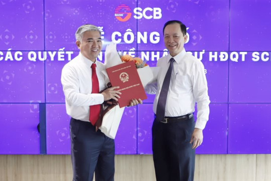 Ông Phan Đình Điền giữ chức Chủ tịch HĐQT SCB