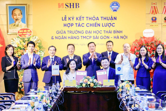 SHB hợp tác chiến lược với Đại học Thái Bình nâng cao chất lượng đào tạo và nguồn nhân lực