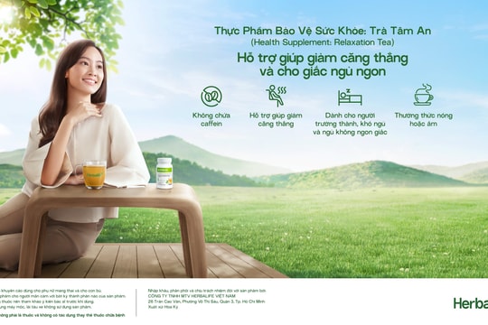 Herbalife ra mắt sản phẩm trà giúp giảm căng thẳng và hỗ trợ giấc ngủ ngon