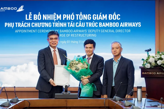 Sếp cũ Vietnam Airlines làm Phó Tổng Giám đốc phụ trách tái cơ cấu Bamboo Airways