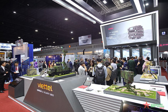 Viettel tổ chức gian hàng quốc gia Việt Nam tại Triển lãm Quốc phòng và An ninh 2023 tại Thái Lan