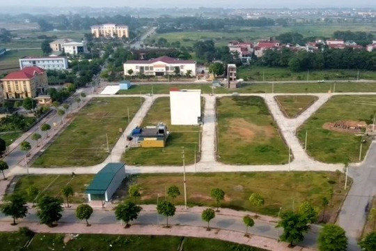 Chuẩn bị đấu giá 10 thửa đất gần sân bay Nội Bài, giá khởi điểm từ 23 triệu đồng/m2