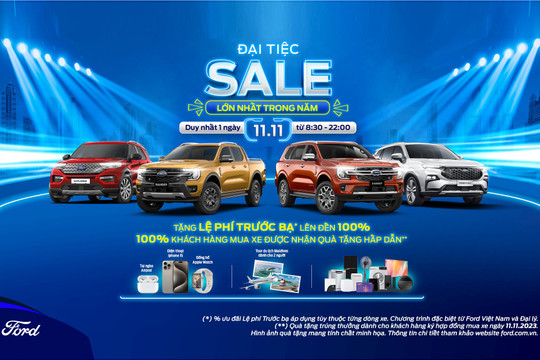 Ford Việt Nam và hệ thống đại lý tổ chức Đại tiệc Sale lớn nhất trong năm