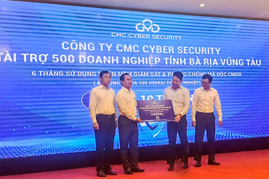 CMC tài trợ 10 tỷ đồng cho 500 doanh nghiệp tỉnh Bà Rịa - Vũng Tàu đẩy mạnh chuyển đổi số