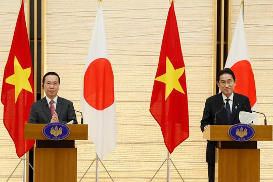 Tuyên bố chung nâng cấp quan hệ Việt Nam - Nhật Bản lên Đối tác Chiến lược toàn diện