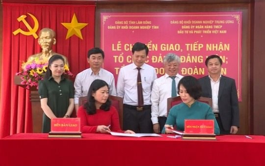BIDV quyết liệt triển khai công tác chuyển giao tổ chức cơ sở Đảng theo Quy định số 60-QĐ/TW