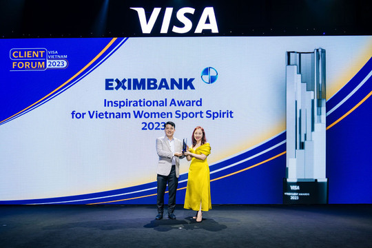 Eximbank đón nhận Giải thưởng quan trọng từ Visa