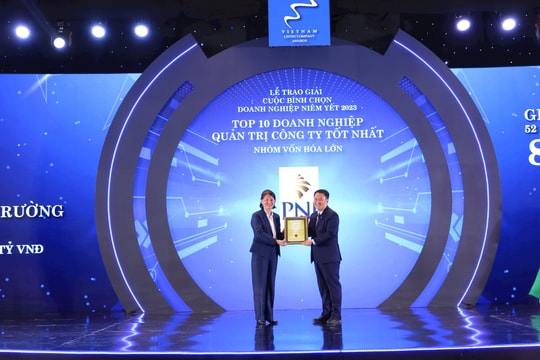 PNJ xuất sắc vào Top 10 doanh nghiệp niêm yết quản trị công ty tốt nhất