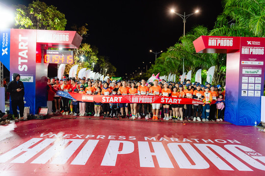 Herbalife Việt Nam làm đối tác dinh dưỡng của giải chạy VnExpress Marthon lần đầu tiên tổ chức tại TP. Hải Phòng
