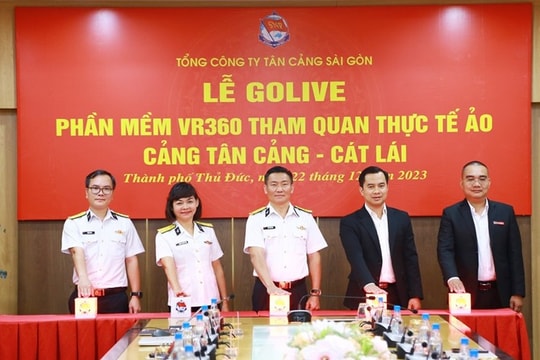 Golive phần mềm tham quan thực tế ảo VR360 cảng Tân Cảng Cát Lái từ độ cao 1000m