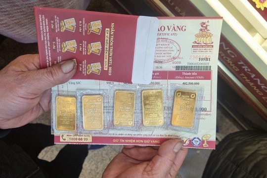 Giá vàng miếng tiếp tục phá đỉnh, đạt 81,3 triệu đồng/lượng