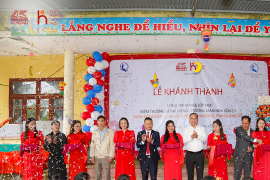 Khánh thành công trình lớp học cho điểm trường Đồng Đờng, Đakrông, Quảng Trị