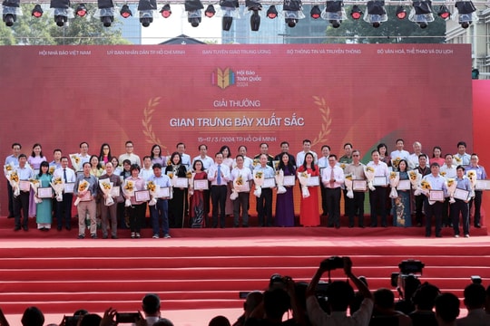 Bế mạc Hội báo Toàn quốc năm 2024, Liên chi hội Nhà báo Ngân hàng giành giải C gian trưng bày xuất sắc