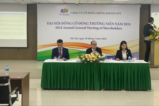 ĐHĐCĐ FPTS: Giá cổ phiếu tăng mạnh nhờ kỳ vọng lớn của nhà đầu tư vào triển vọng thị trường chứng khoán