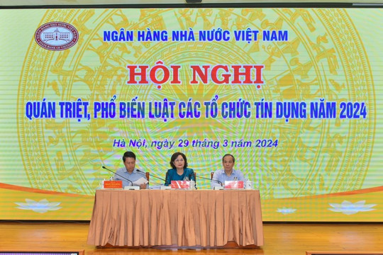Quán triệt, phổ biến Luật Các Tổ chức tín dụng năm 2024