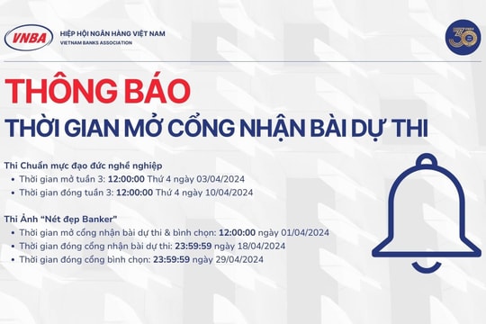 Thời gian mở cổng Tuần 3 Cuộc thi Chuẩn mực đạo đức nghề nghiệp