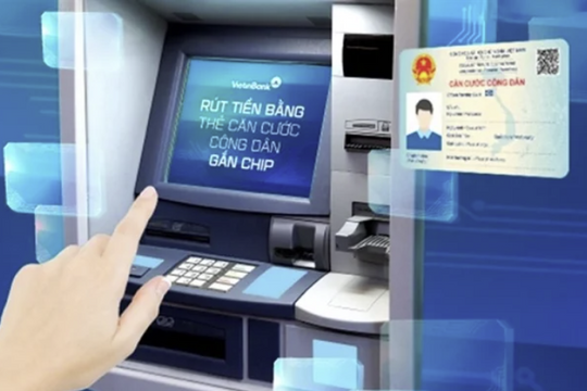 Hướng dẫn rút tiền bằng thẻ Căn cước công dân gắn chip