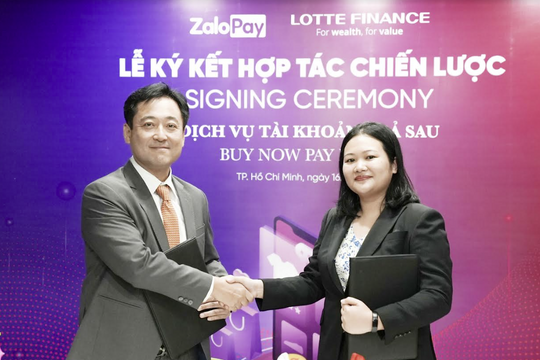 Lotte Finance và ZaloPay hợp tác chiến lược dịch vụ tài khoản trả sau – Buy Now Pay Later