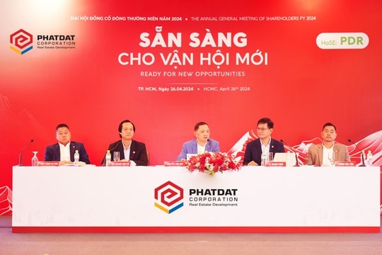 Chủ tịch Phát Đạt: Sẽ đưa ra thị trường 4 - 6 dự án trong quý II, III/2024 với tổng giá trị 30.000 đến 40.000 tỷ đồng