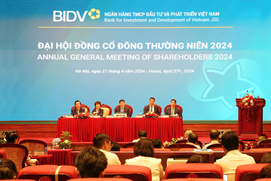 BIDV tổ chức thành công đại hội đồng cổ đông thường niên năm 2024
