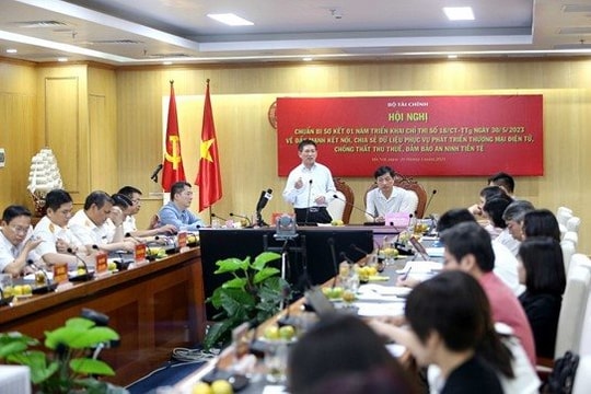 Việc kết nối, chia sẻ dữ liệu phục vụ phát triển thương mại điện tử, chống thất thu thuế, đảm bảo an ninh tiền tệ cơ bản đáp ứng đúng tiến độ đặt ra