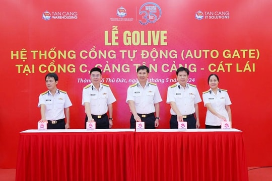 Kho Vận Tân Cảng chính thức vận hành hệ thống cổng tự động tại Cổng C, Cảng Tân Cảng - Cát Lái