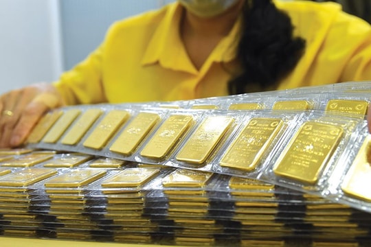 Đấu thầu thành công 8.100 lượng vàng, giá cao nhất là 87.730.000 đồng/lượng