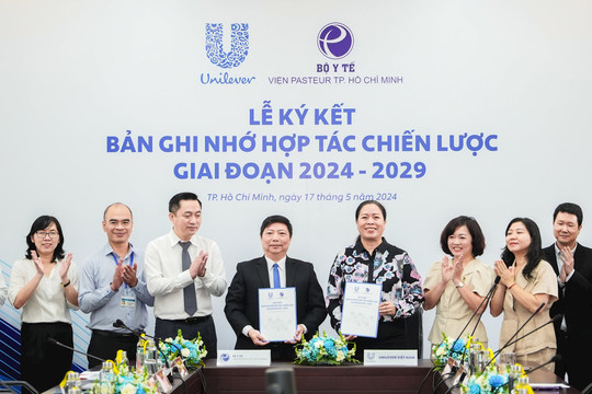 Unilever Việt Nam cùng Viện Pasteur TP. Hồ Chí Minh tiếp tục ký kết hợp tác giai đoạn 2024-2029