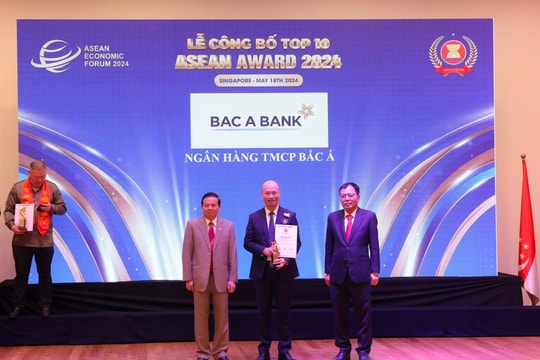 BAC A BANK được vinh danh Top 10 Doanh nghiệp tiêu biểu ASEAN 2024