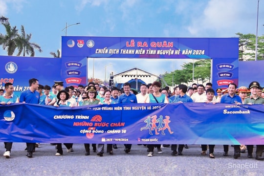 Sacombank phát động chặng 16 - Giải chạy "Những bước chân vì cộng đồng" hưởng ứng chiến dịch thanh niên tình nguyện hè 2024