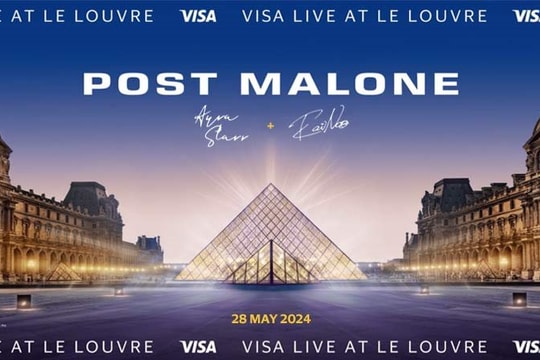 Visa khởi động Thế vận hội mùa hè tại Paris với buổi hòa nhạc “Visa Live at le Louvre”