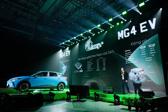 MG ra mắt xe điện MG4 tại Việt Nam