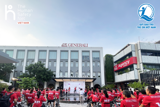 Generali Việt Nam hưởng ứng Thử thách toàn cầu 2024 với hành trình “1831 km xuyên Việt, gây quỹ cho em”