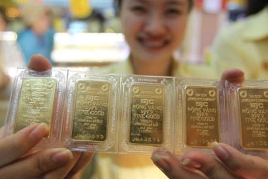 Ngày đầu tuần, thị trường vàng miếng bình lặng